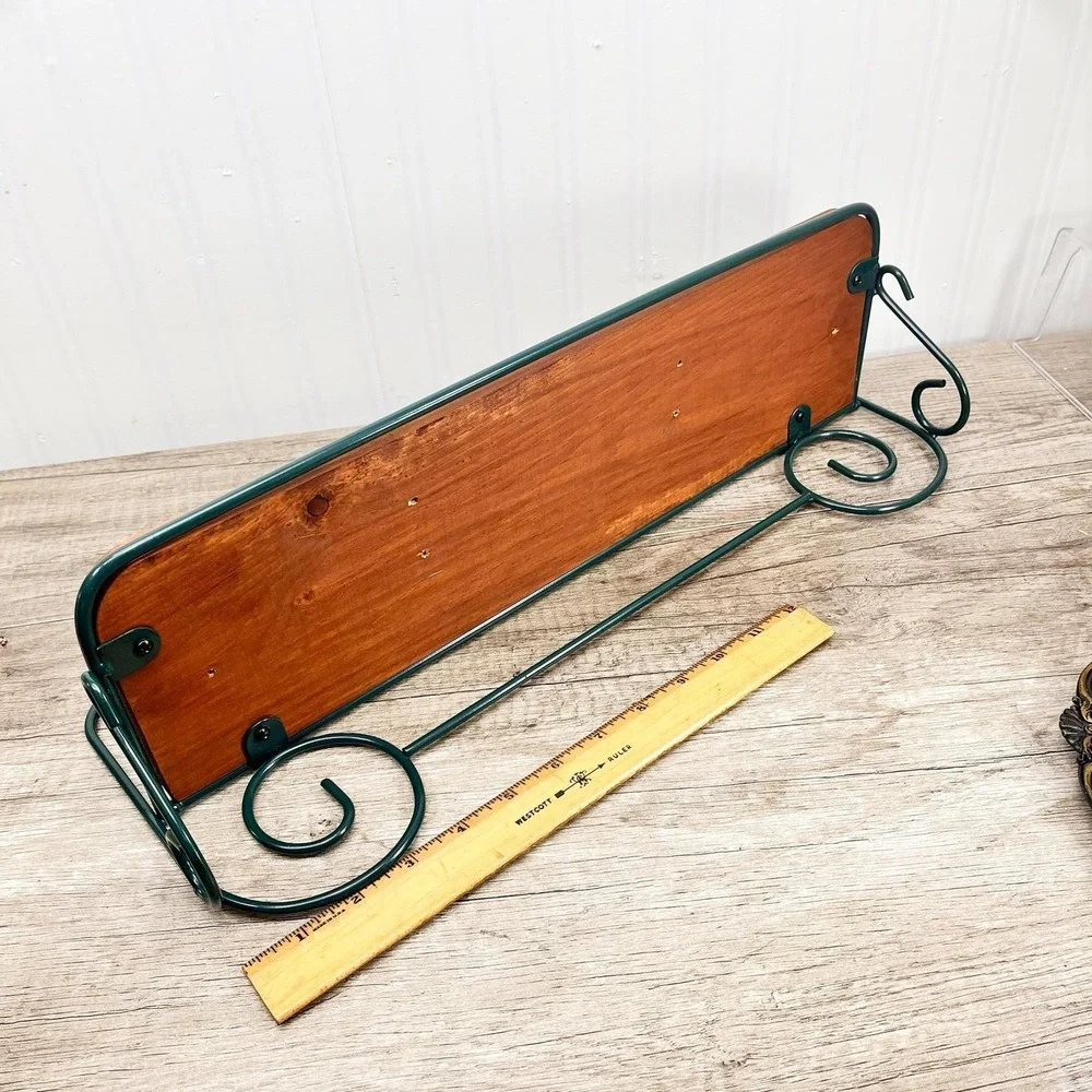 Vintage Apple Wall Shelf 19" | Country Apple Rustic Home Decor
